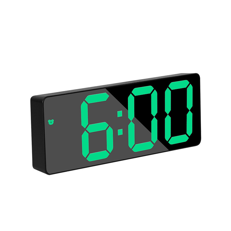 Digital Alarm Clock Large Night Light Bedside Alarm Non Ticking - Picture 21 of 21