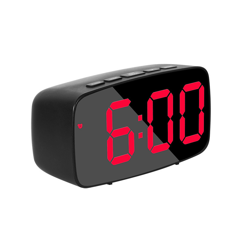 Digital Alarm Clock Large Night Light Bedside Alarm Non Ticking - Picture 17 of 21