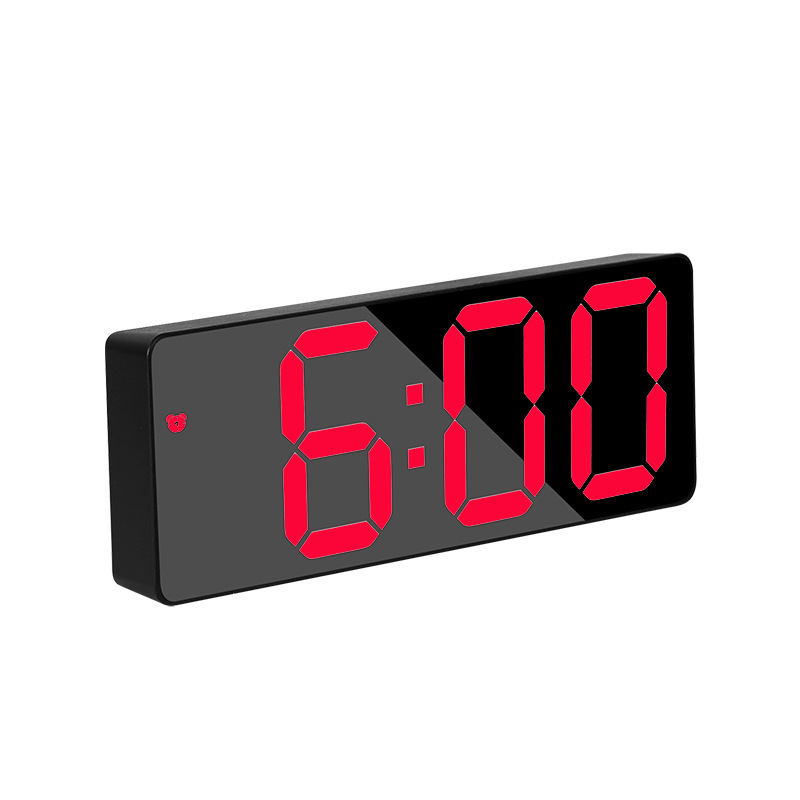 Digital Alarm Clock Large Night Light Bedside Alarm Non Ticking - Picture 20 of 21