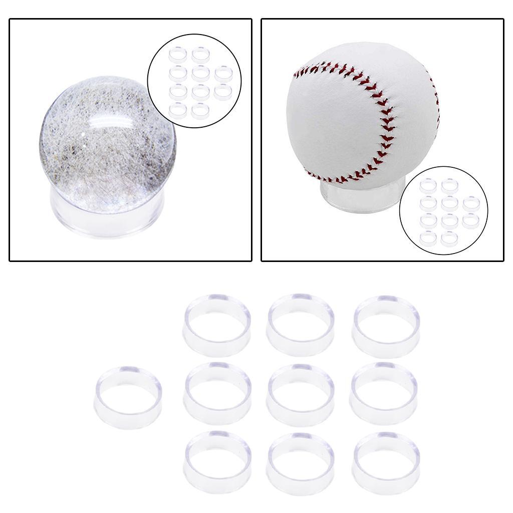 10 PCS Acrylic Clear Display Stand Sphere Holder For Crystal Ball Glass Stone