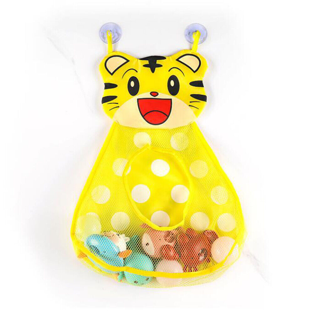 Children Toys Bathroom Storage Bag Cute Cartoon Pattern Mesh Bath Tidy Storage - Picture 17 of 18
