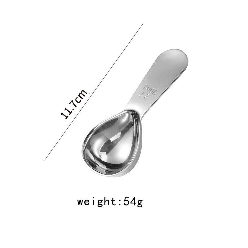 304 Stainless Steel Coffee Spoon Coffee Scoop 15ml 30ml Short Handle Tablespoon - Picture 19 of 22