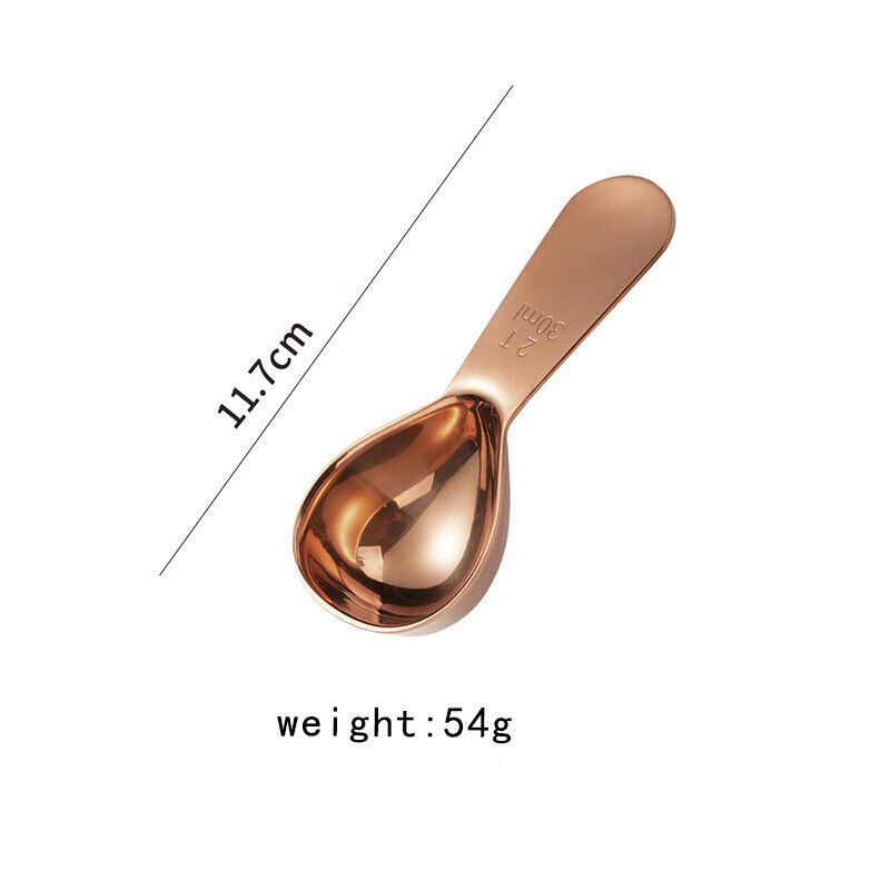 304 Stainless Steel Coffee Spoon Coffee Scoop 15ml 30ml Short Handle Tablespoon - Picture 21 of 22