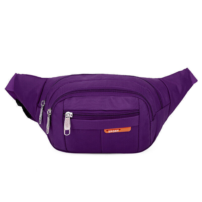 Unisex Large Waterproof Waist Bum Bags Fanny Pack Belt Pouch Wallet Travel Bag
