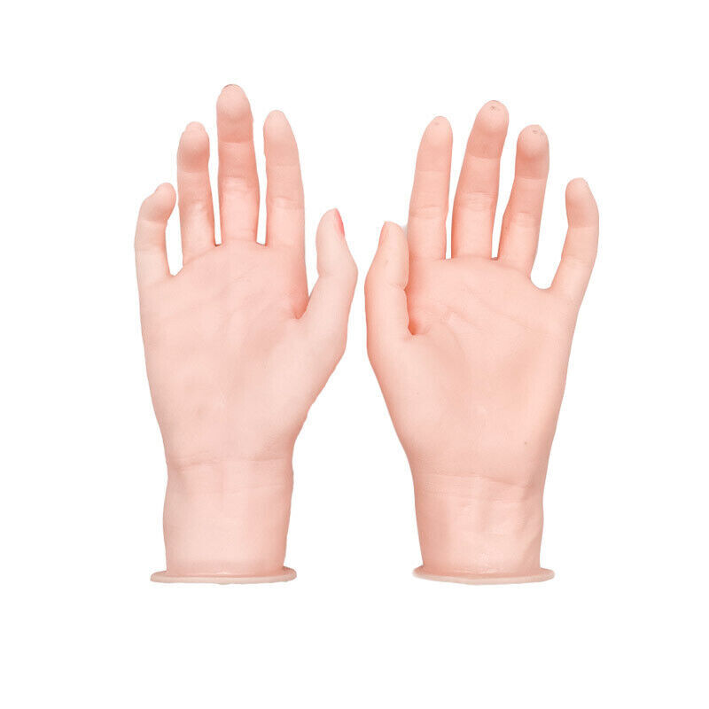 Hand Mannequin Model, Silicone Practice Hand Jewelry Hand Display Holder - Picture 8 of 8