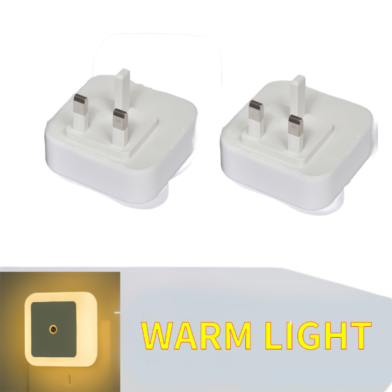 Automatic LED Night Light Plug in Energy Saving Dusk   Sensor Kids Light
