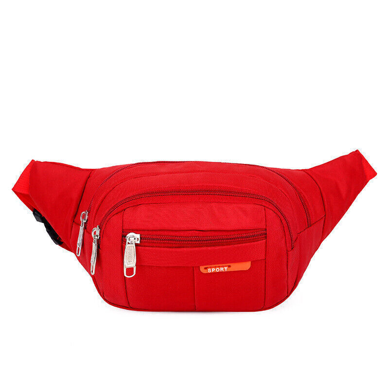 Unisex Large Fanny Pack Belt Pouch Wallet Travel Bag Waterproof Waist Bum Bags