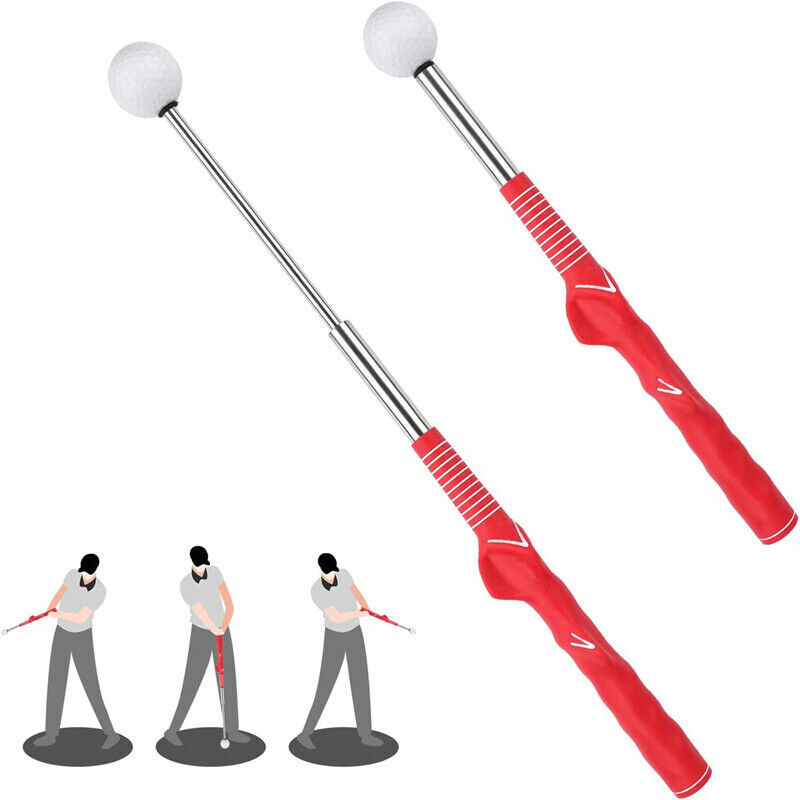 Golf einziehbarer Schwungschläger klingender Schwungtrainer Indoor Golf Trainingshilfen - Bild 18 von 18