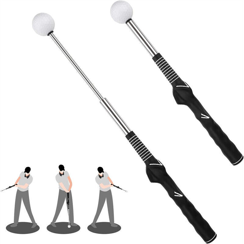 Golf einziehbarer Schwungschläger klingender Schwungtrainer Indoor Golf Trainingshilfen - Bild 15 von 18