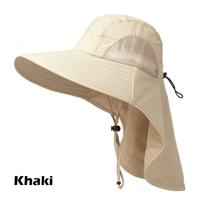 Sun Hat For Men Women with Neck Flap UPF 50+ UV Protective Hats Fishing - Picture 14 of 14