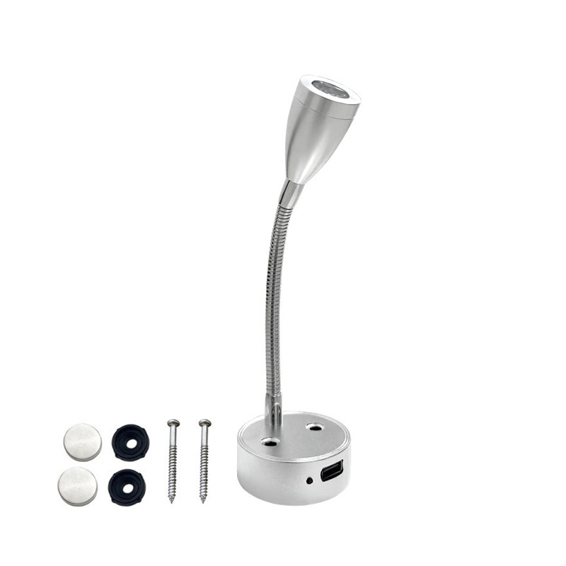 1/2X 12V USB Spot Touch Schalter Lampe LED Leselicht für Wohnmobil Caravan Boot - Bild 16 von 19