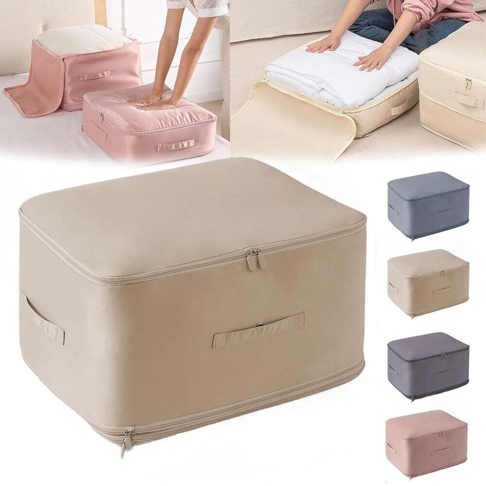 Ultra Space Saving Self Compression Organizer Compression Duvet Storage Bag - Picture 23 of 23