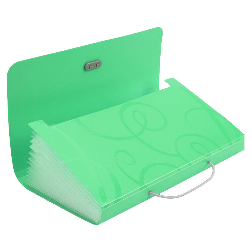 A6 Accordion Receipt Organizer,13 Pockets Mini Expanding File Organisers