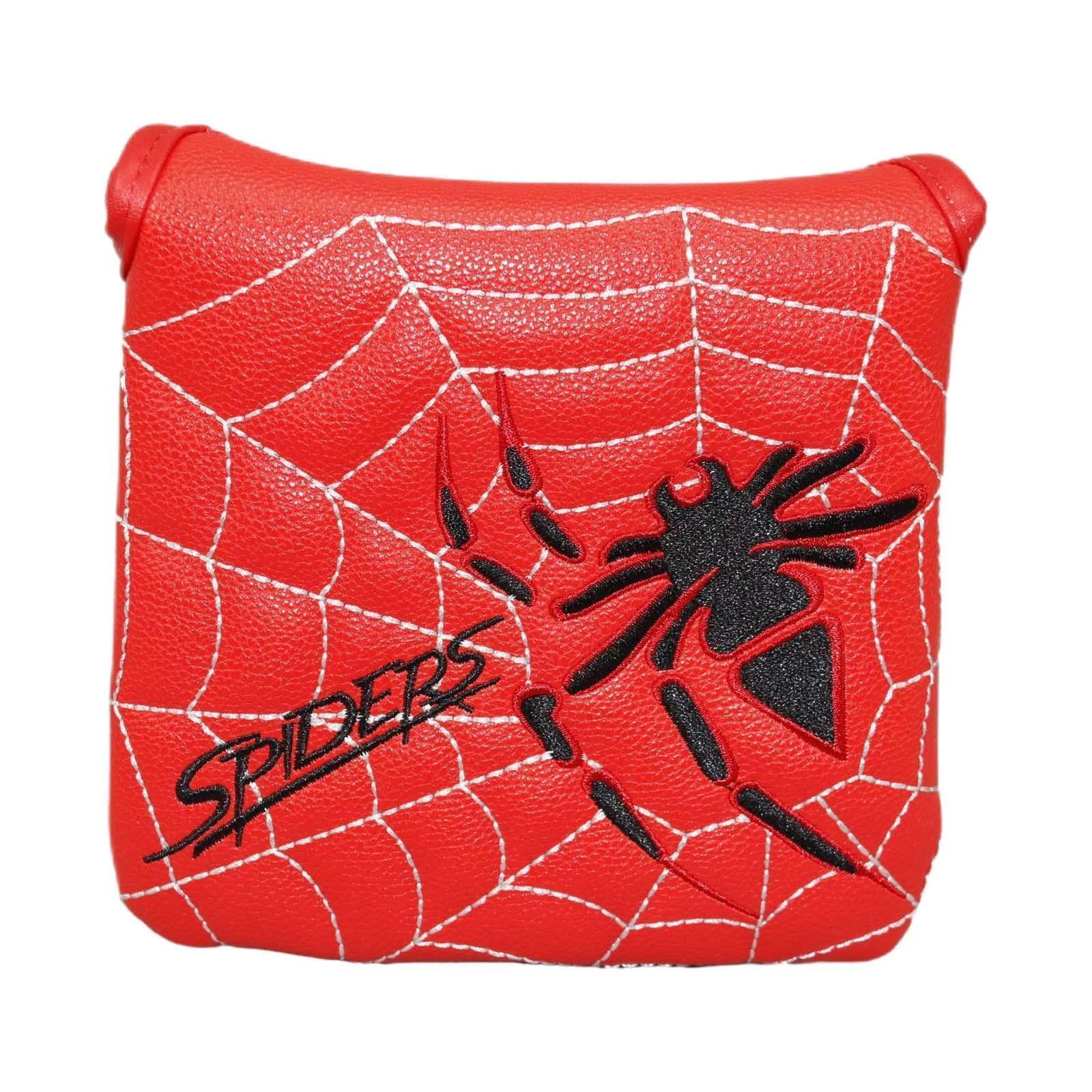 Spider Embroidery Golf Square Mallet Putter Head Cover with Magnetic Closure - Picture 11 of 11