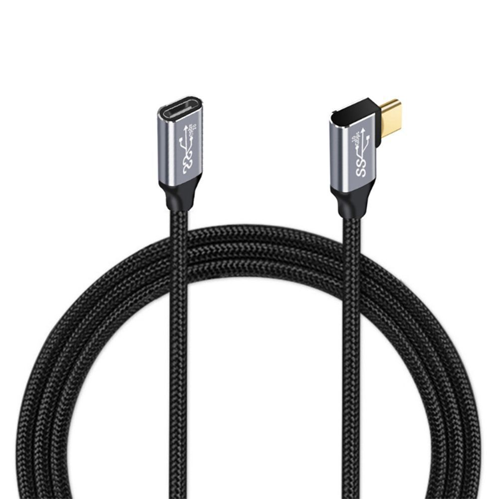 Cable de extensión de codo USB3.2 USB tipo C 4K 10 Gbps PD100W macho a hembra - Imagen 15 de 19