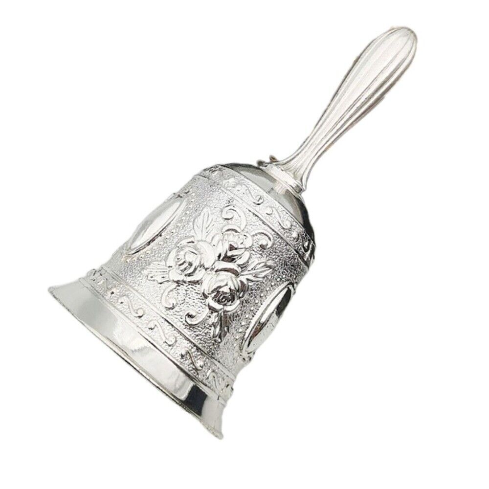 Retro Call Bell Hand Held Ringing Bell Reception Restaurant School Table Decor