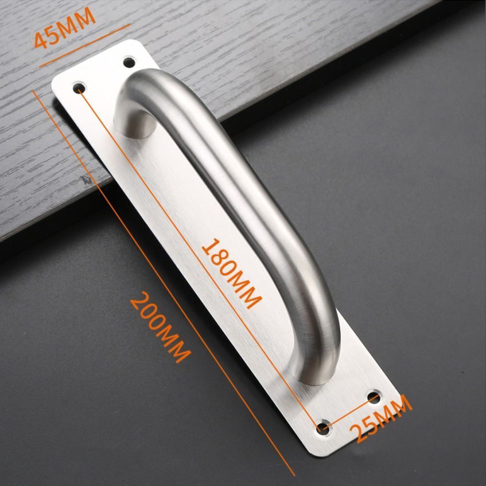 D Pull Door Handle Stainless Steel Doorknob Hardware Handles  Fire Sliding