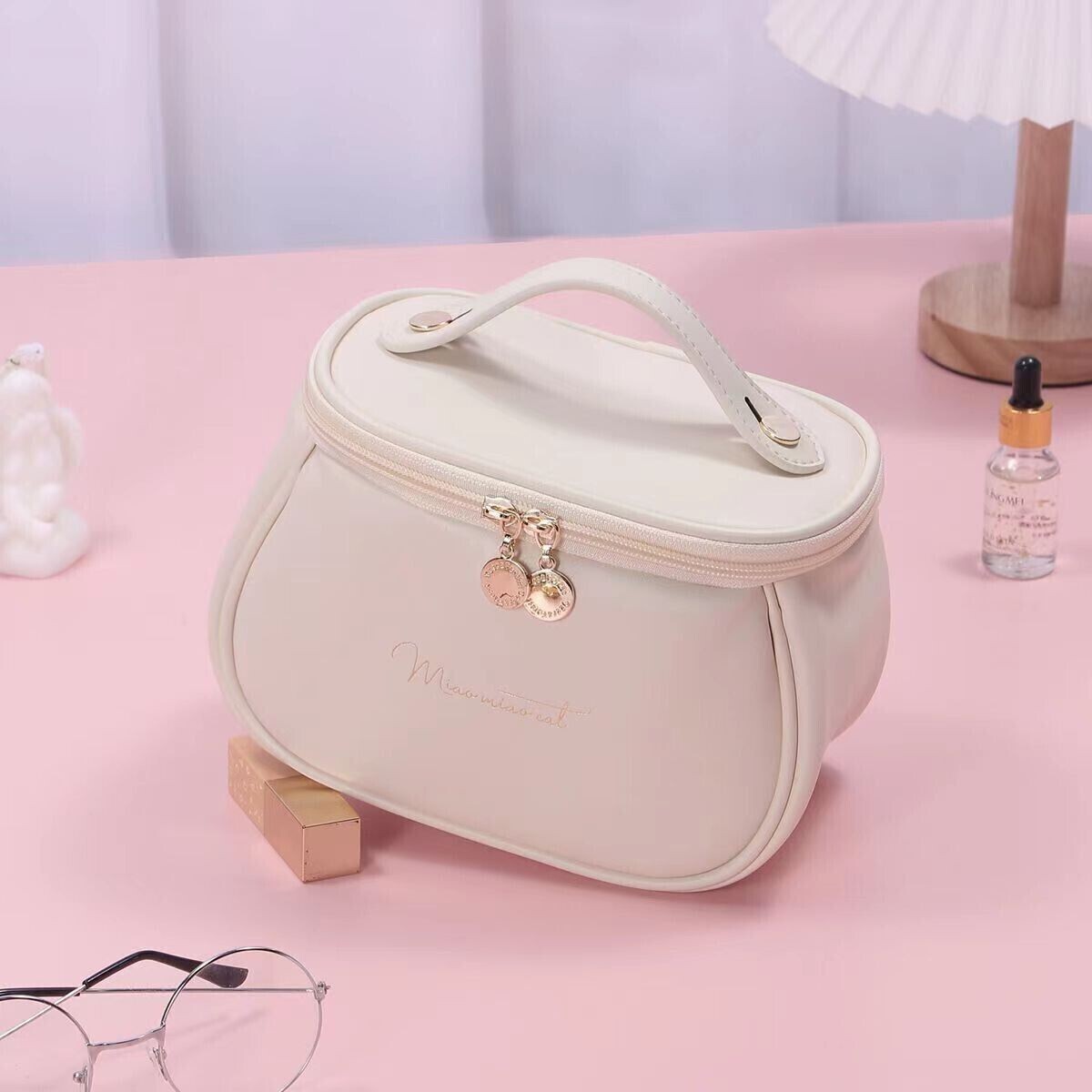 Große Kapazität Kulturbeutel Kosmetik Kosmetik Aufbewahrung Reise Make-up Koffer Tasche - Bild 12 von 12