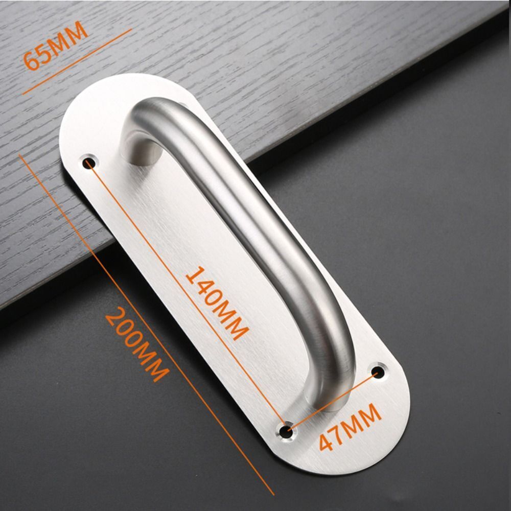 D Pull Door Handle Stainless Steel Doorknob Hardware Handles  Fire Sliding