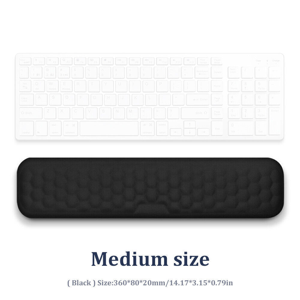 Tastiera Poggiapolsi Pad Mouse Gel Supporto Poggiapolsi Cuscino Memory Foam Set UK - Foto 22 di 23