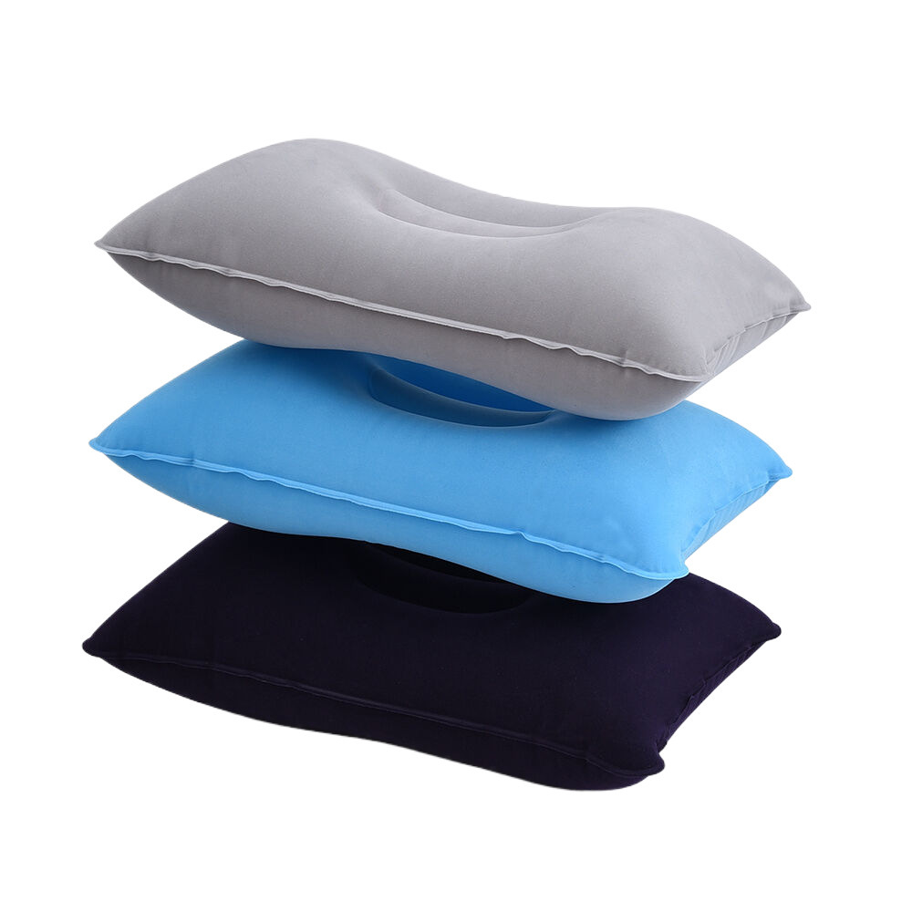Inflatable Pillow PVC Portable Blow up Air Pillow for Nap Rest Hammock Beach - Picture 18 of 18