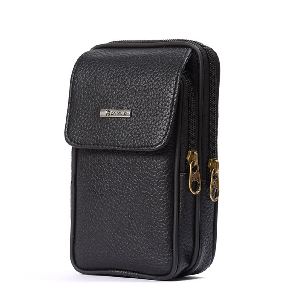 Men's Small Waist Bag Fashionable Mobile Phone Bag Portable Coin Purse - Picture 14 of 16