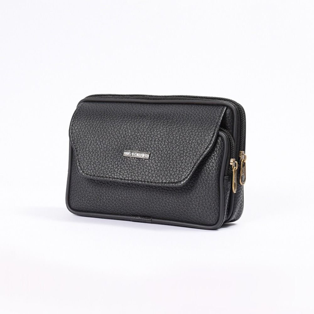 Men's Small Waist Bag Fashionable Mobile Phone Bag Portable Coin Purse - Picture 13 of 16