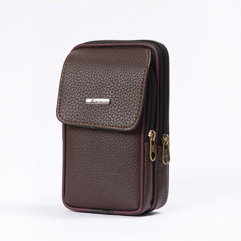 Men's Small Waist Bag Fashionable Mobile Phone Bag Portable Coin Purse - Picture 16 of 16