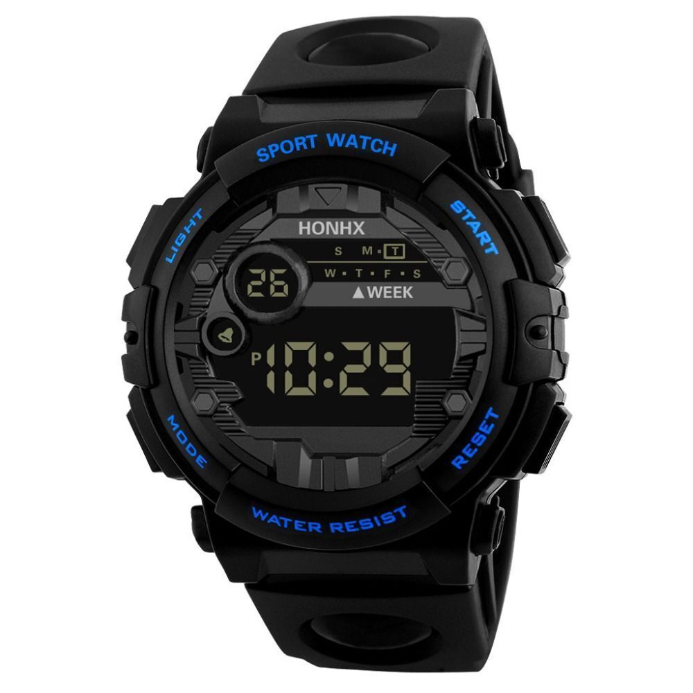 Hombre Reloj Digital Impermeable Reloj Deportivo Reloj Sencillo Deportes Exterior - Imagen 11 de 12