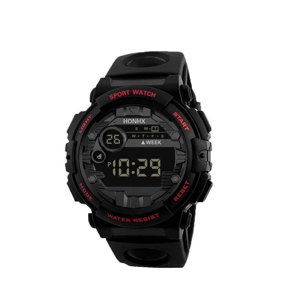 Hombre Reloj Digital Impermeable Reloj Deportivo Reloj Sencillo Deportes Exterior - Imagen 12 de 12