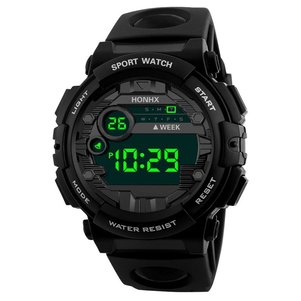Hombre Reloj Digital Impermeable Reloj Deportivo Reloj Sencillo Deportes Exterior - Imagen 10 de 12