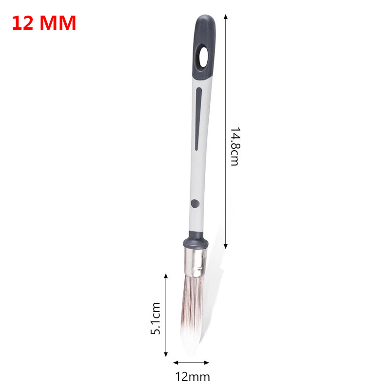 1/3Pcs Small Paint Brush Wall Trim Painting Tools Pointed Synthetic Sash Brush - Picture 13 of 15