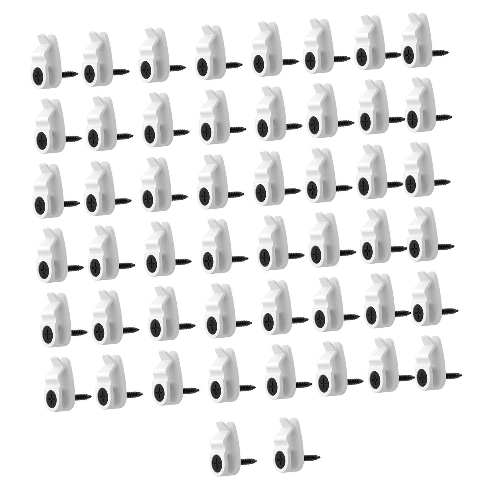 10-50 Pcs Light Hanger Hooks Screw in Light Hooks Ornaments Fairy Lights Clips - Picture 19 of 19