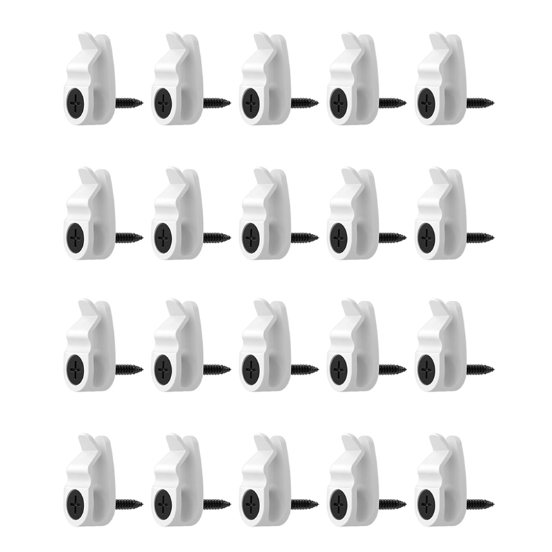 10-50 Pcs Light Hanger Hooks Screw in Light Hooks Ornaments Fairy Lights Clips - Picture 18 of 19