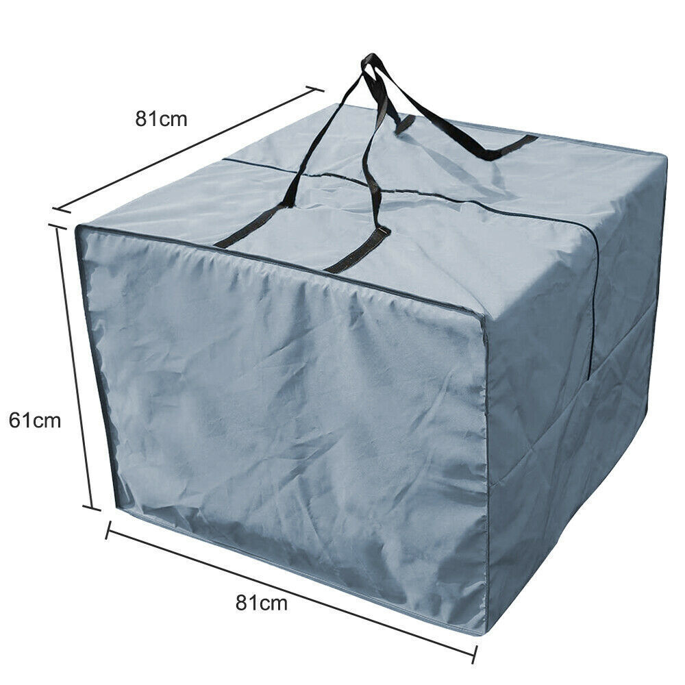 Cushion Storage Bag Oxford Cloth Waterproof Large for Patio Garden Furniture