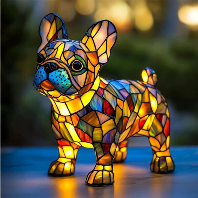 Lamps for Night Stands,Corgi Dag Lamp and Pug Lamp,Dog Series Art Night Light