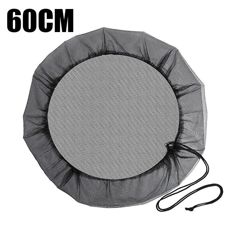 Adjustable Rain Water Barrel Butt Mesh Cover Netting For Outdoor Rain Barrel 1X