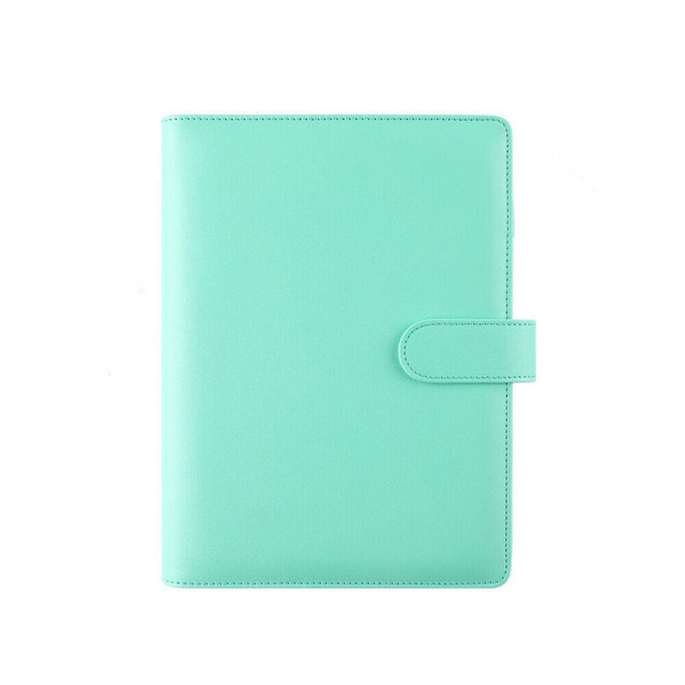 A5 A6 Classic Loose Leaf Ring Binder Notebook Planner Diary Cover PU Leather - Picture 17 of 17