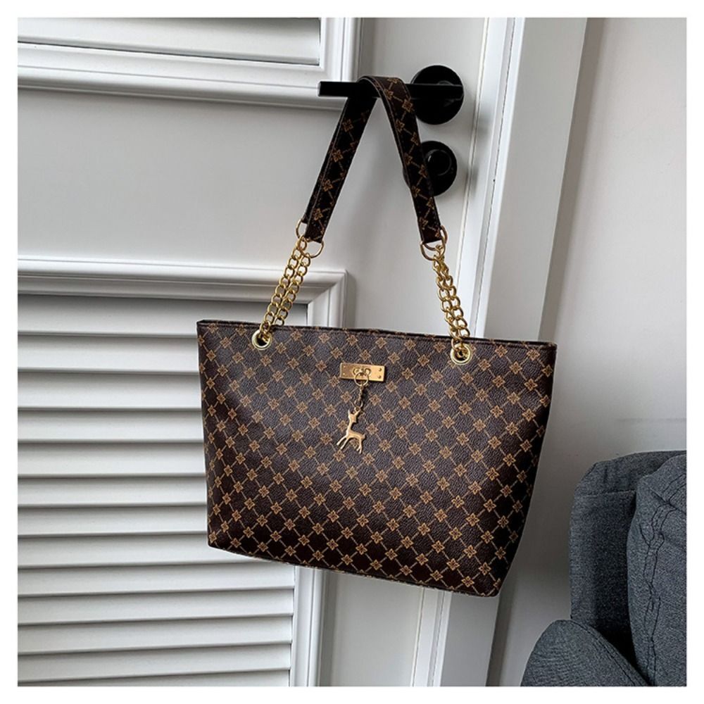 Tote Bag Printed Versatile Handbag Large Capacity Shoulder Bag