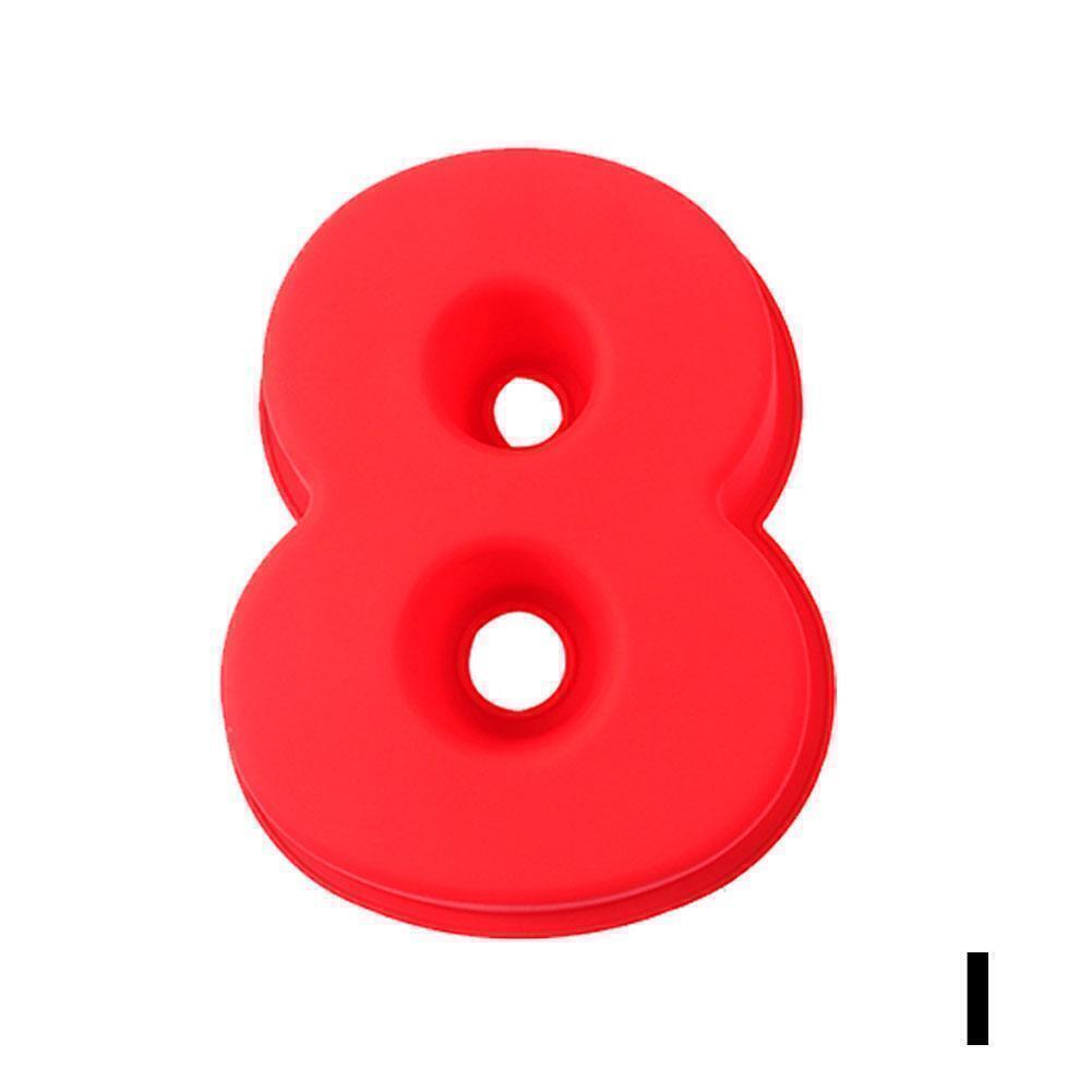 10 Inch 0-9 Number Moulds Silicone Cake Pan Number Cake Molds Tins Baking Forms - Picture 22 of 23