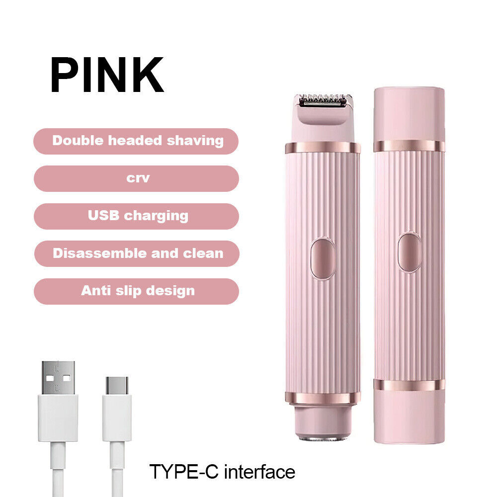 2 In 1 Waterproof Dual-Head Razor Electric Shaver Women Bikini Trimmer Tool - Picture 19 of 19