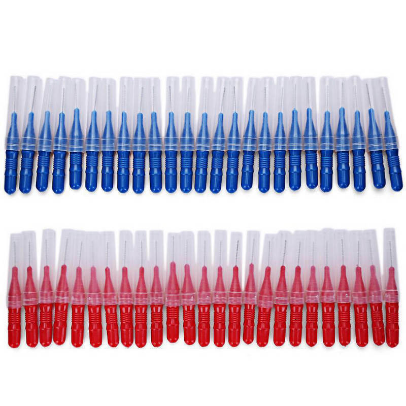 50/100X Interdental Sticks Dental Floss Teeth Tooth Toothpick Oral Care Clean - Picture 16 of 17