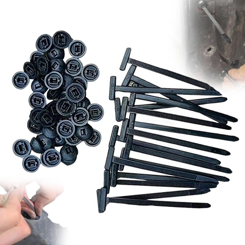 Universal Zip Tie Buckle for Wires Heavy Duty Self-Locking Nylon Cable Ties