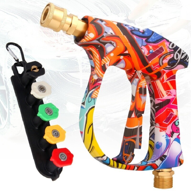 Graffiti Design Wasserpistole Reinigungsmaschine Autowäsche Wasserpistole Düse - Bild 12 von 12
