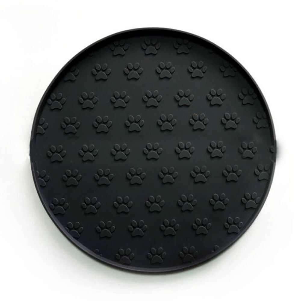 Cat Food Pad Non-Slip Dog Bowl Mat Silicone Pet Feeding Mat Kitten Round - Picture 14 of 16