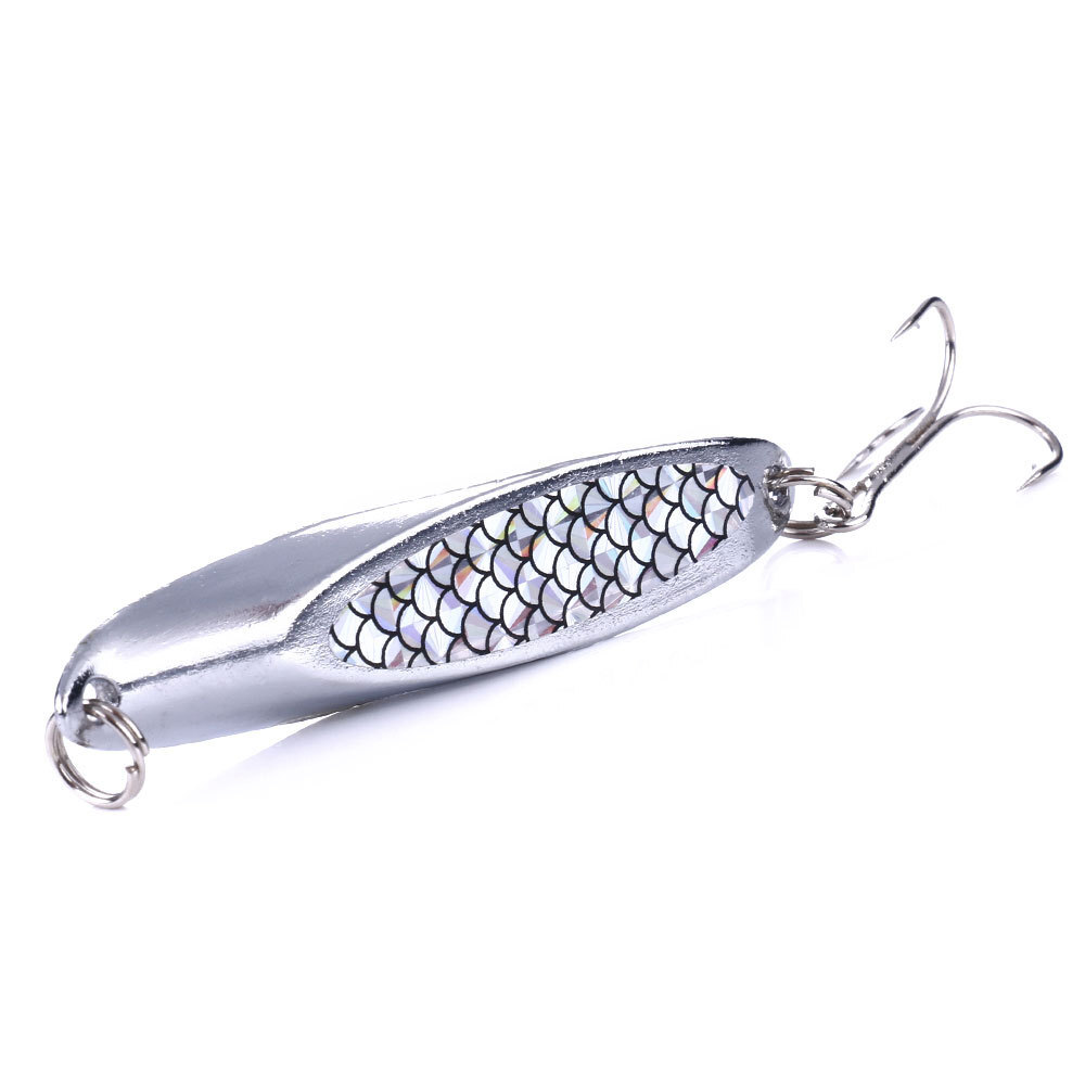 1-5PCS Spinner Lure Jig Cod Bass Mackerel Pike Pier Fishing Ideal Cod Lures - Picture 15 of 18