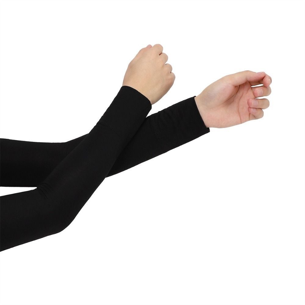 Cotton Arm Sleeves UV Protection Long Gloves Hand Protector Cover Female Male - Picture 13 of 17