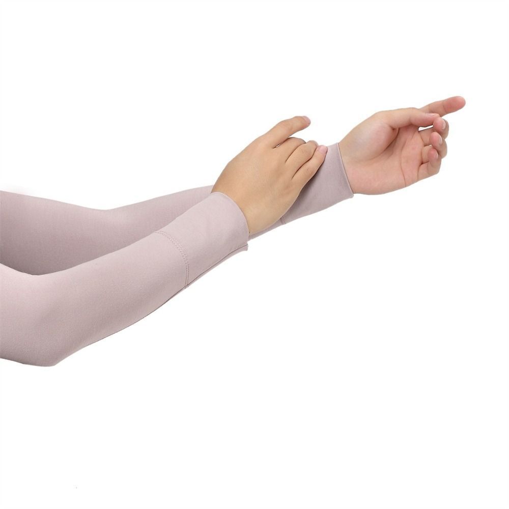 Cotton Arm Sleeves UV Protection Long Gloves Hand Protector Cover Female Male - Picture 16 of 17