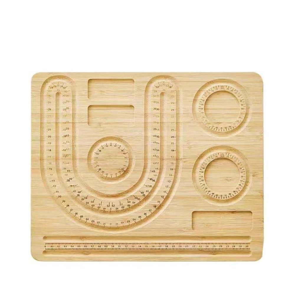 Jewelry Making Tray Wood Bead Board Jewelry Design Board Bracelet Beading Board