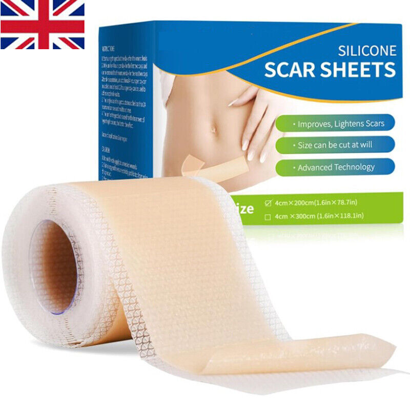 Silicone Scar Tape MEDICAL GRADE Scar Removal Silicone Sheet Treatment